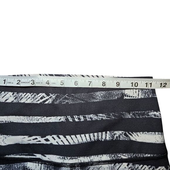 Lululemon Wunder Under Pant - Shady Palms Black White - Picture 8 of 9